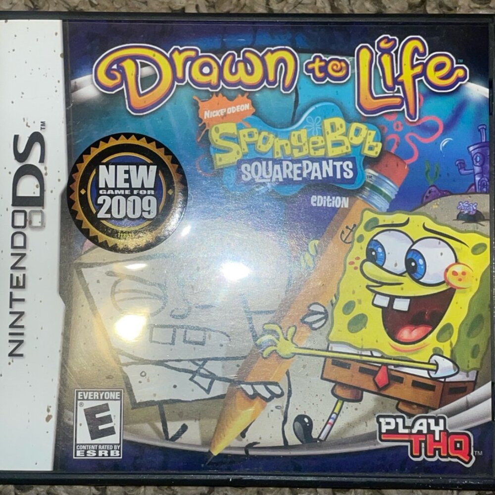 Drawn to Life Spongebob Squarepants Edition - Nintendo DS - game and case